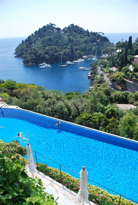 View from Hotel Splendido Pool, Portofino, Italy | Beautiful places on ...