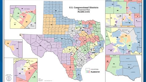 First draft of U.S. Congressional Districts map in Texas released ...