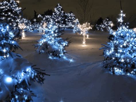 Blue Glittering Tree Lights | Animated christmas lights, Christmas ...