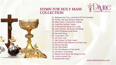 The Hymn For Holy Mass Collection | Top 19 Best Catholic Songs for ...