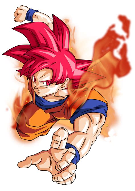 Goku Super Saiyan God images