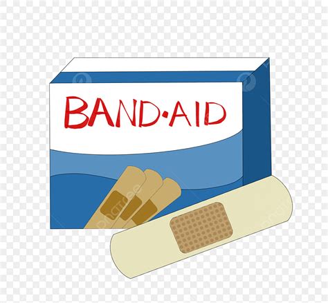 Band Aid Clipart PNG Images, Cartoon Box Of Band Aid Illustration, A ...