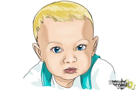 How to Draw a Baby Face - DrawingNow