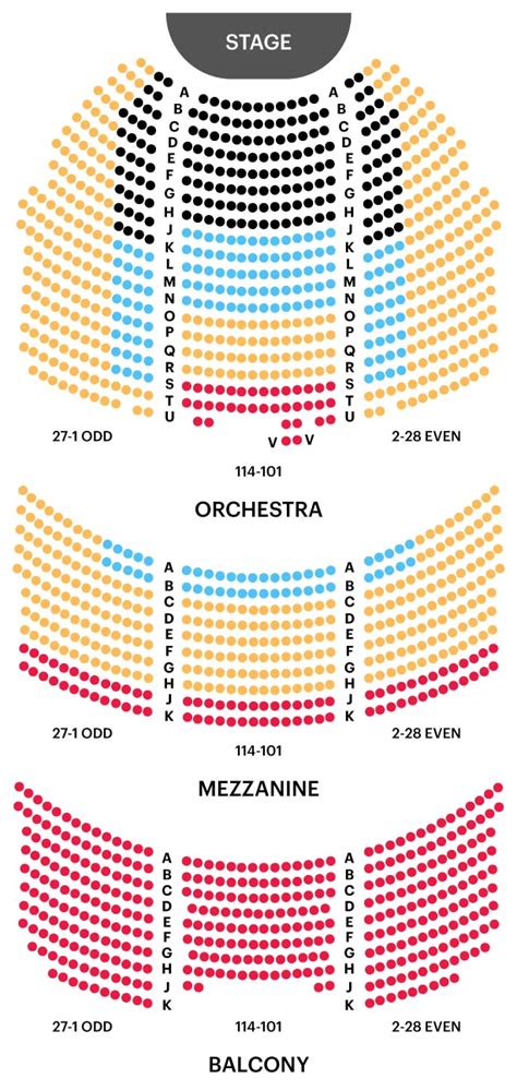 Shubert Theatre Seating Chart – Best Seats, Real-Time Pricing, Tips ...