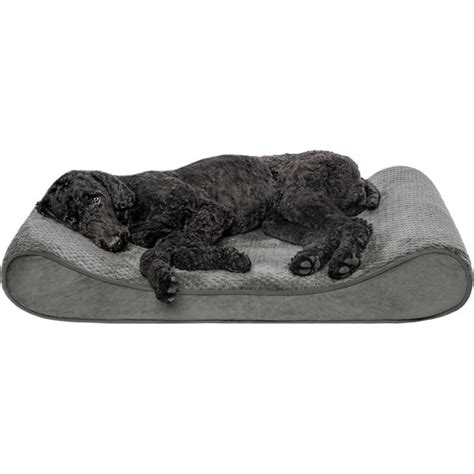 FRISCO Rectangular Bolster Cat & Dog Bed, Khaki Green, Large - Chewy.com