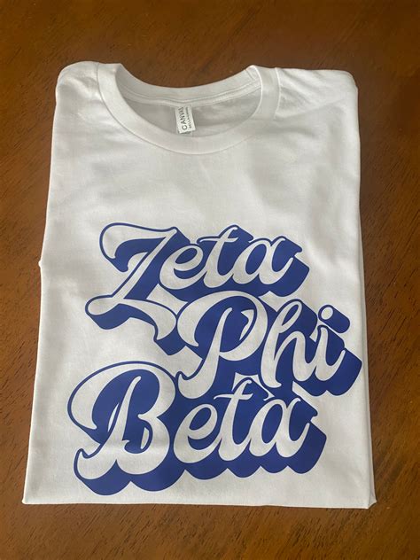 Zeta Phi Beta Retro Style T-Shirt – Divine Greekwear