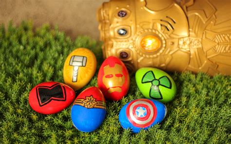 DIY Avengers Endgame Easter Eggs Craft Tutorial