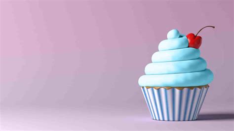 3D Cupcake - HD Wallpapers