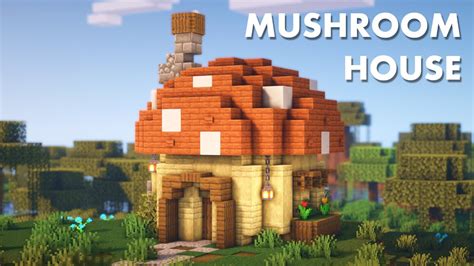 Minecraft | How to build a Mushroom House | Tutorial - YouTube