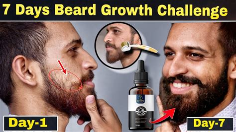 7 Days Beard Growth Challenge | How To Grow Beard Naturally | Beard ...