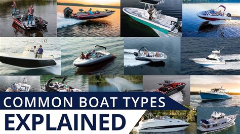 Common Boat Types Explained - Sailboats Show