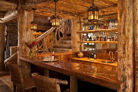 Rustic home bar design | The Pointe: Amazing Views Meet Timeless Charm ...