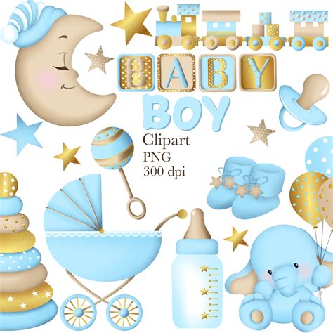 Baby Boy Clipart Baby Digital Clipart Baby Shower Clipart - Etsy Canada