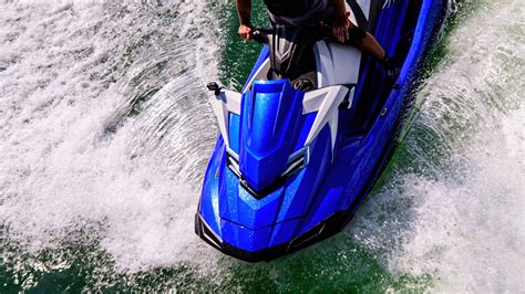 Speed on the ocean. Jetski. Beautiful sport on ocean waves. Tourist on ...