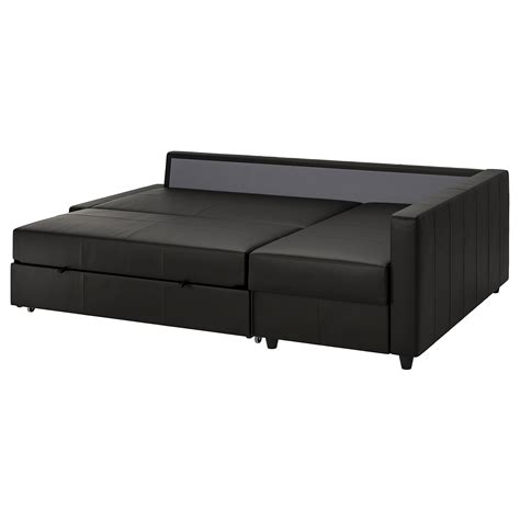 FRIHETEN corner sofa-bed with storage, Bomstad black | IKEA Indonesia