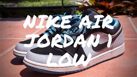 Nike Air Jordan 1 Low On Feet - YouTube