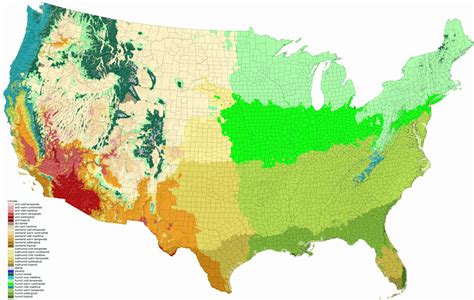 Detailed Climate Map Of The United States - Vivid Maps | Us map, Map ...