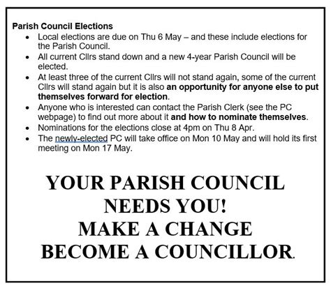 Parish Council Elections | Hankerton Village