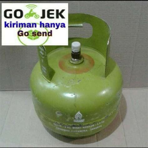 Jual Tabung Gas 3Kg/ 3 Kg Baru + Isi (Khusus Gojek) di Seller Dapoer ...