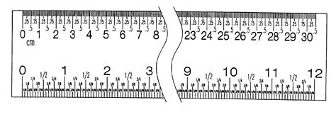 Ruler Measurements In Fractions