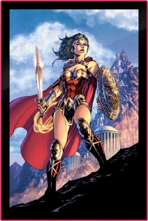 DC Comics: Wonder Woman Comic Cover LED Poster Sign - The Movie Store