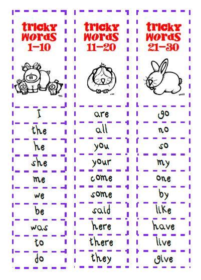 Jolly Phonics Tricky Words, Jolly Phonics Songs, Jolly Phonics ...