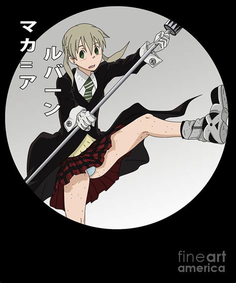 Soul Eater Japanese Art Maka Albarn Drawing by Fantasy Anime