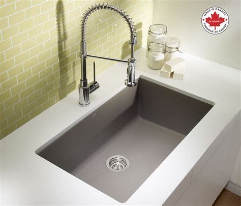 Keep clean with this BLANCO PRECIS U SUPER SINGLE SILGRANIT® sink in ...