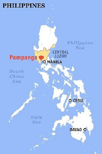 Pampanga Philippines Map