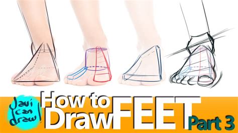 THE ULTIMATE TUTORIAL TO LEARN HOW TO DRAW FEET!!! - YouTube