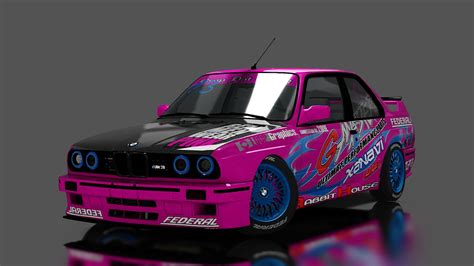 Assetto Corsa Skin BMW E30 M3 Drift | Real Men Wear Pink | aiPod ...