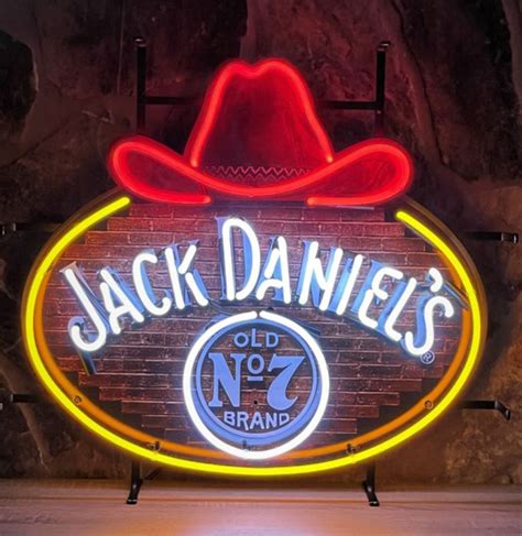 Jack Daniels Neon Verlichting Met Achterplaat - 70 x 64 cm ...