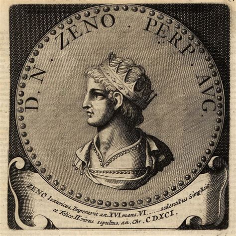 Portrait of Roman Emperor Zeno (Photos Framed, Prints, Puzzles, Posters ...