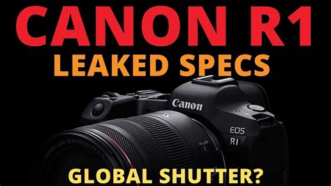 Canon EOS R1 Leaked Specs - YouTube