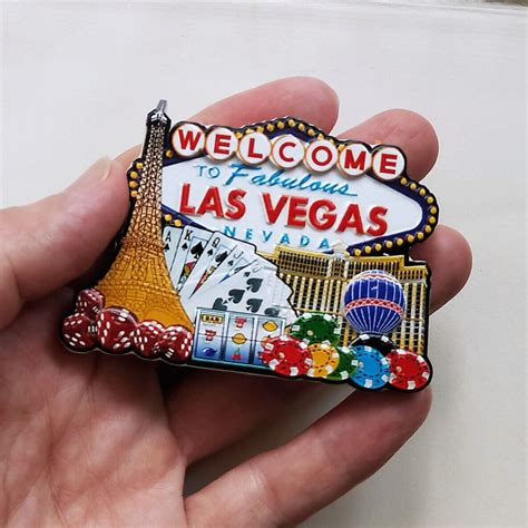 LAS VEGAS United States Tourism Travel Souvenir 3D Resin Fridge Magnet ...