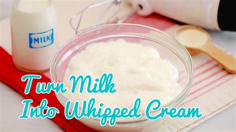 How to Turn Milk Into "Whipped Cream" - Gemma's Bold Baking Basics Ep ...