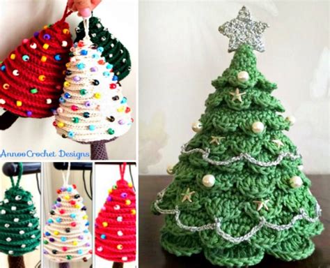 Christmas Crochet Tree Pattern Ideas - The WHOot | Christmas crochet ...