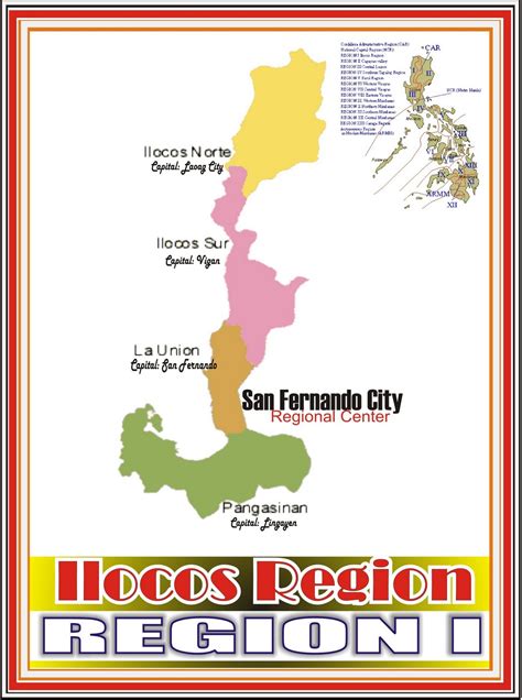 Mellec Computer Center Araling Pinoy: Region 1 - Ilocos Region