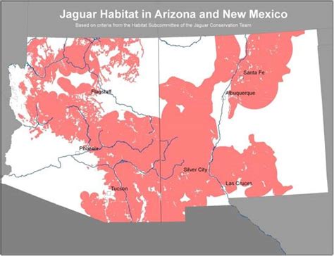 Jaguar Habitat Map