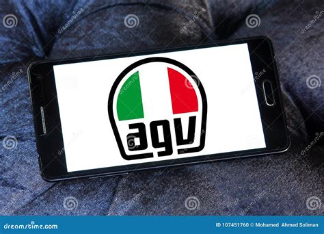 AGV Helmet Manufacturer Logo Editorial Image - Image of emblem ...