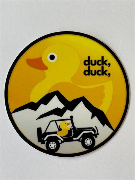 Duck, Duck, Jeep Sticker – Jeep World