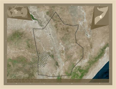 Hiiraan, Somalia. High-res Satellite. Capital Stock Illustration ...