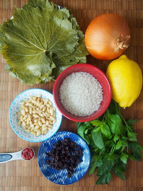 Turkish stuffed grape leaves (yalancı dolma) - Caroline's Cooking