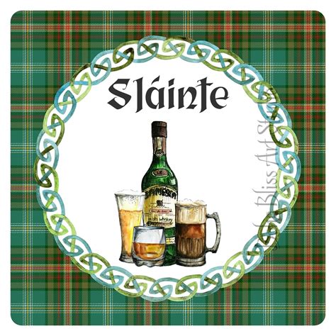 Irish Toast Magnet Traditional Drinking Toast Sláinte - Etsy in 2022 ...