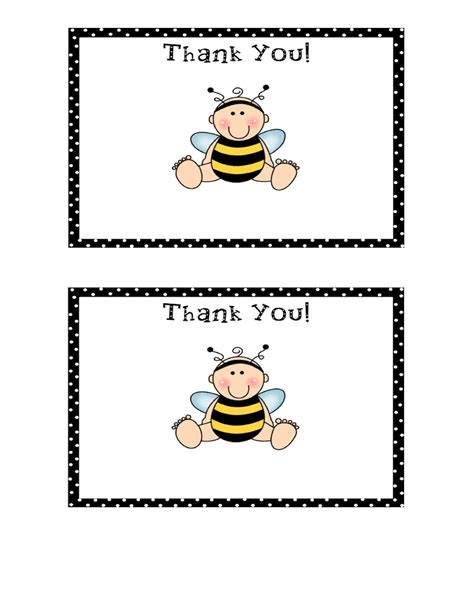 Free Printable Thank You Card Template | Brennan