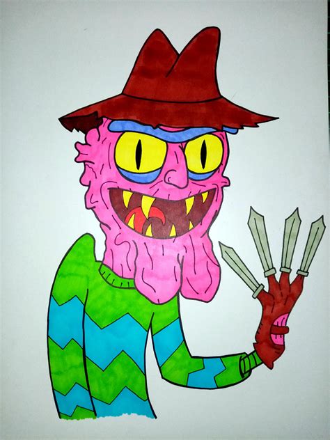 I drew Scary Terry B*tch! : rickandmorty