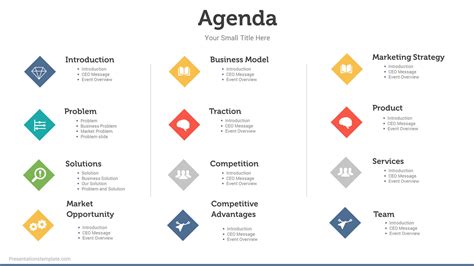 Presentations Template – Presentation Agenda Slides