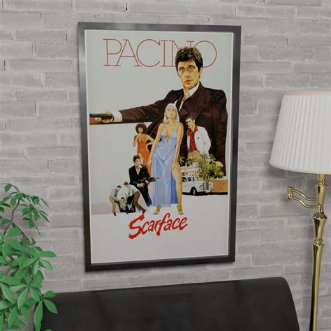 Scarface Poster Scarface Movie Poster Scarface Print Vintage Wall Art ...