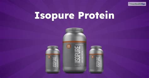 Isopure Protein - Benefits Of This Low-Carb Whey Protein