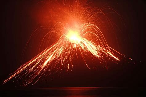 Deadly ‘Child of Krakatau’ Volcano Erupts 56 Times in Indonesia